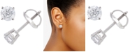 Macy's Diamond Stud Earrings (1/2 ct. t.w.) in 14k White Gold